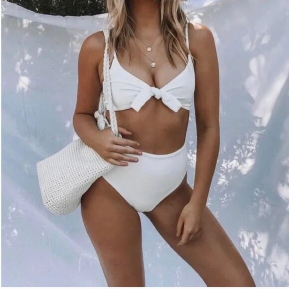 Princess polly Alina bikini set white- SMALL - Picture 1 of 4